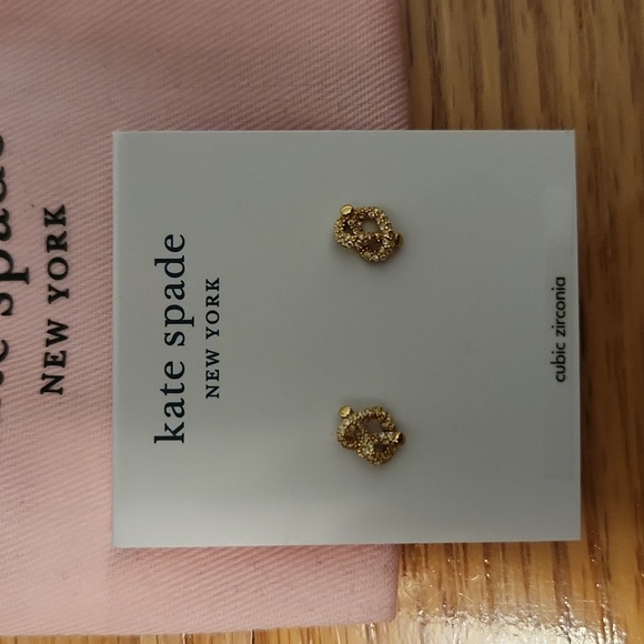 Kate Spade Loves Me Knot Earrings - Picture 2 of 2